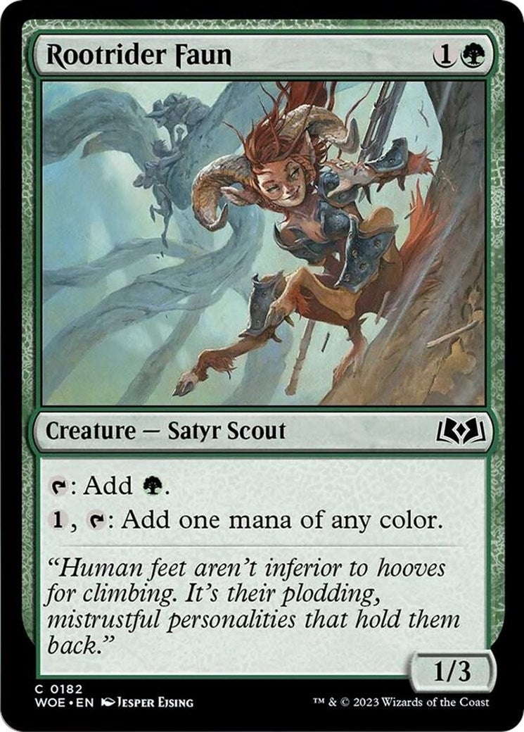 Image for Rootrider Faun (182) (Wilds of Eldraine) - Magic: The Gathering