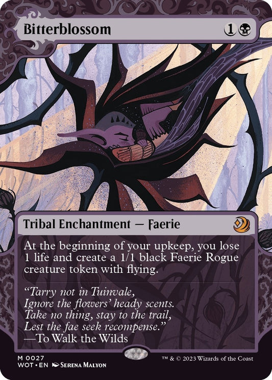 Image for Bitterblossom (27) (Wilds of Eldraine: Enchanting Tales) - Magic: The Gathering