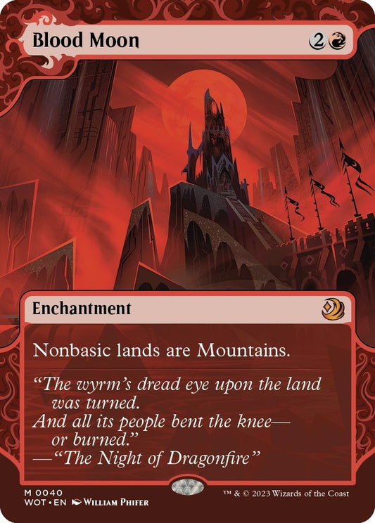 Image for Blood Moon (40) (Wilds of Eldraine: Enchanting Tales) - Magic: The Gathering