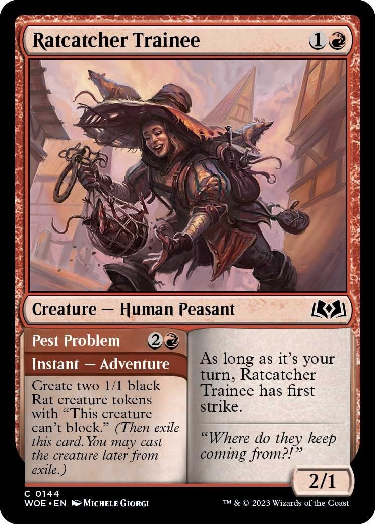 Image for Ratcatcher Trainee (144) (Wilds of Eldraine) - Magic: The Gathering