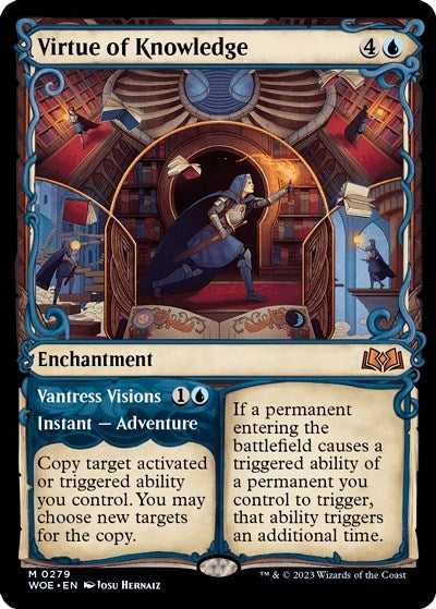 Image for Virtue of Knowledge (Showcase) (279) (Wilds of Eldraine) - Magic: The Gathering