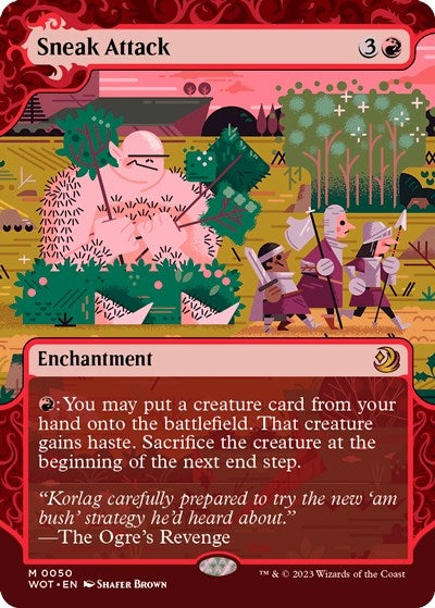 Image for Sneak Attack (50) (Wilds of Eldraine: Enchanting Tales) - Magic: The Gathering