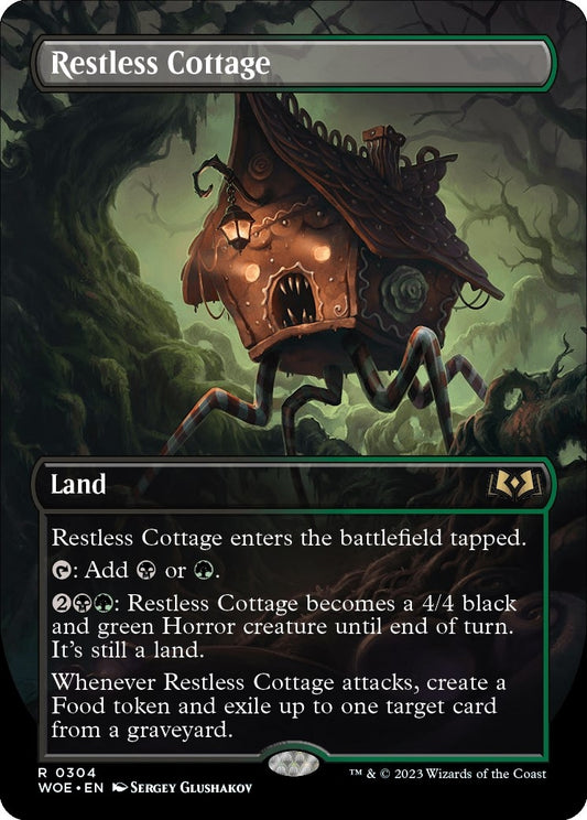 Image for Restless Cottage (Borderless) (304) (Wilds of Eldraine) - Magic: The Gathering