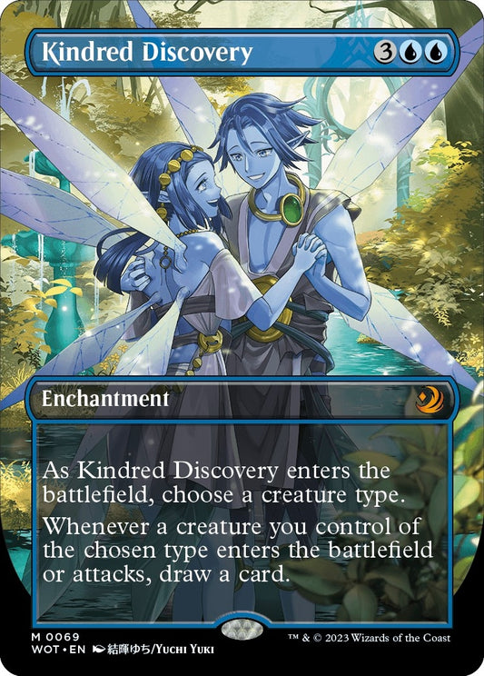 Image for Kindred Discovery (Anime Borderless) (69) (Wilds of Eldraine: Enchanting Tales) - Magic: The Gathering
