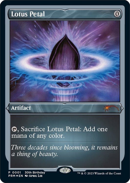 Image for Lotus Petal (Foil Etched) (1) (Unique and Miscellaneous Promos) - Magic: The Gathering