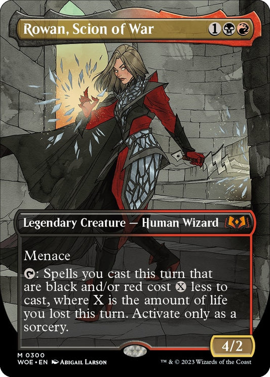Image for Rowan, Scion of War (Borderless) (300) (Wilds of Eldraine) - Magic: The Gathering