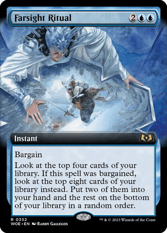 Image for Farsight Ritual (Extended Art) (332) (Wilds of Eldraine) - Magic: The Gathering