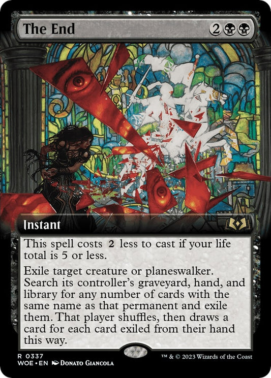 Image for The End (Extended Art) (337) (Wilds of Eldraine) - Magic: The Gathering
