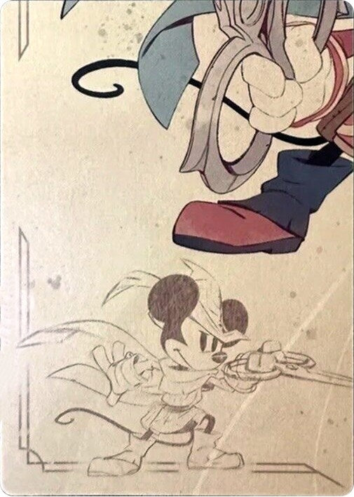 Image for Mickey Mouse - Brave Little Tailor Puzzle Insert (Bottom Left) (The First Chapter) - Disney Lorcana