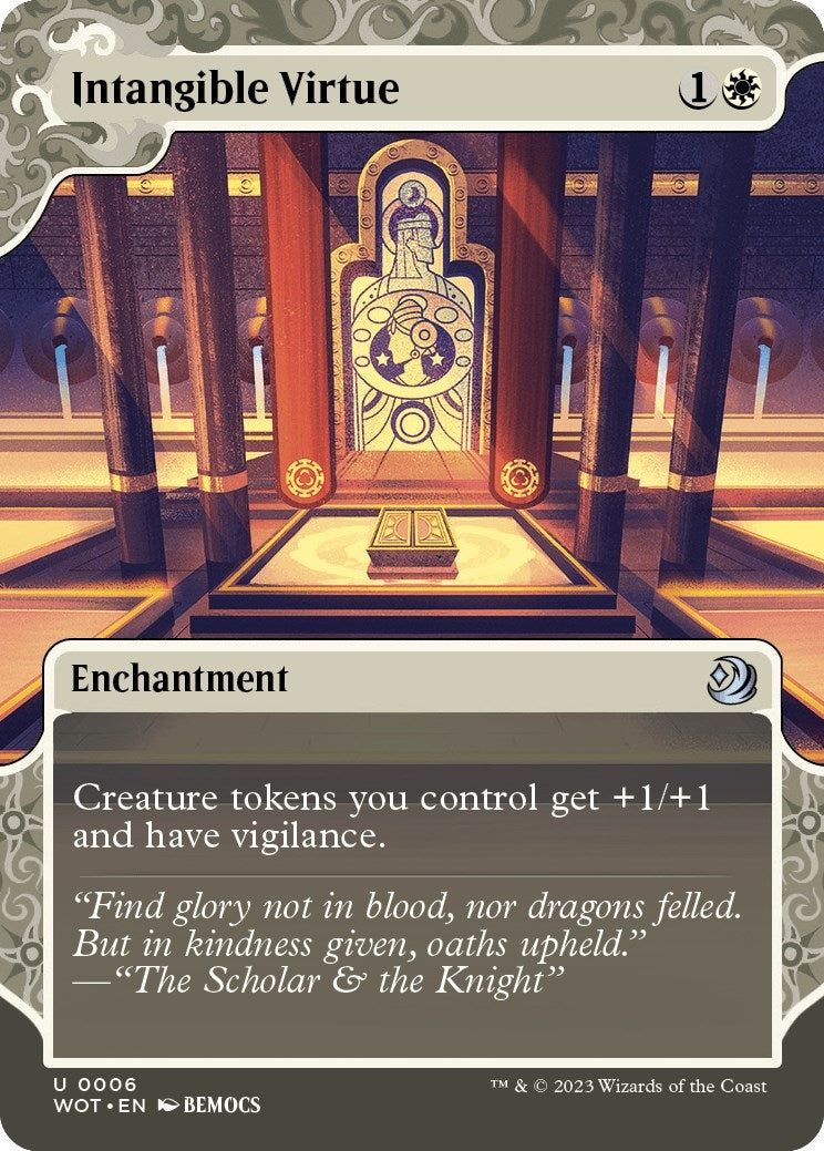Image for Intangible Virtue (6) (Wilds of Eldraine: Enchanting Tales) - Magic: The Gathering