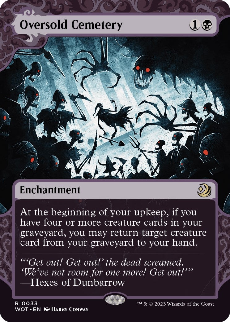 Image for Oversold Cemetery (33) (Wilds of Eldraine: Enchanting Tales) - Magic: The Gathering