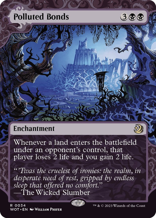 Image for Polluted Bonds (34) (Wilds of Eldraine: Enchanting Tales) - Magic: The Gathering