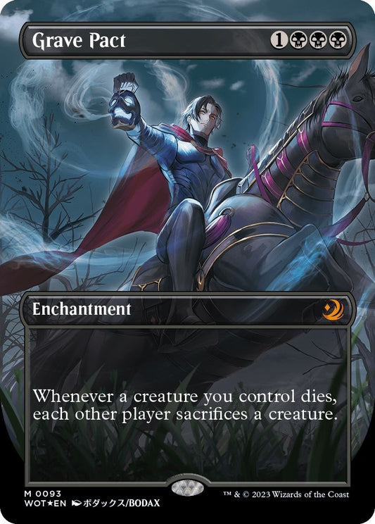 Image for Grave Pact (Anime Borderless) (Confetti Foil) (93) (Wilds of Eldraine: Enchanting Tales) - Magic: The Gathering