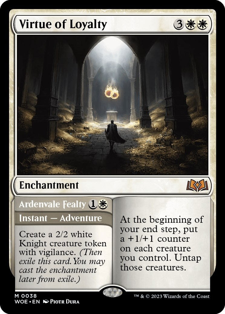 Image for Virtue of Loyalty (38) (Wilds of Eldraine) - Magic: The Gathering