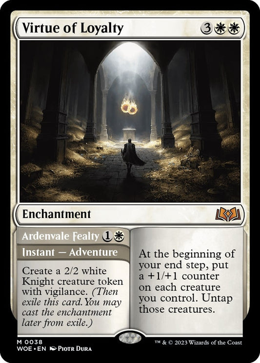 Image for Virtue of Loyalty (38) (Wilds of Eldraine) - Magic: The Gathering