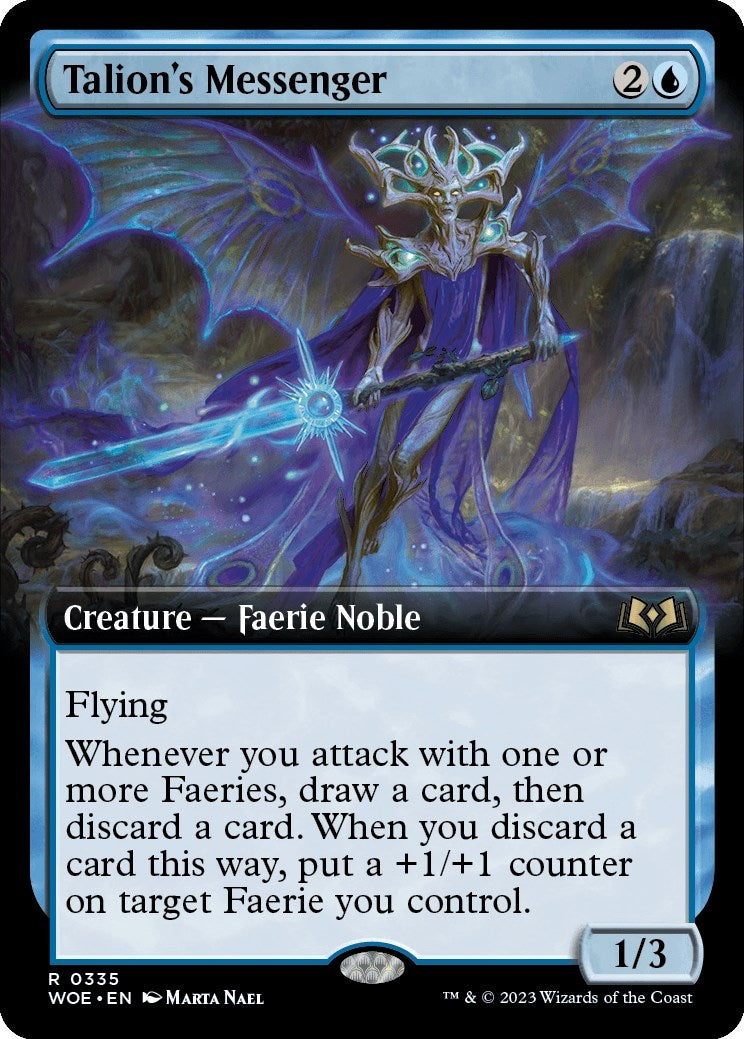 Image for Talion's Messenger (Extended Art) (335) (Wilds of Eldraine) - Magic: The Gathering