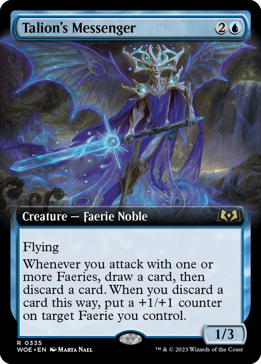 Image for Talion's Messenger (Extended Art) (335) (Wilds of Eldraine) - Magic: The Gathering