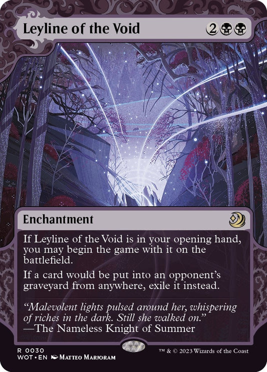 Image for Leyline of the Void (30) (Wilds of Eldraine: Enchanting Tales) - Magic: The Gathering