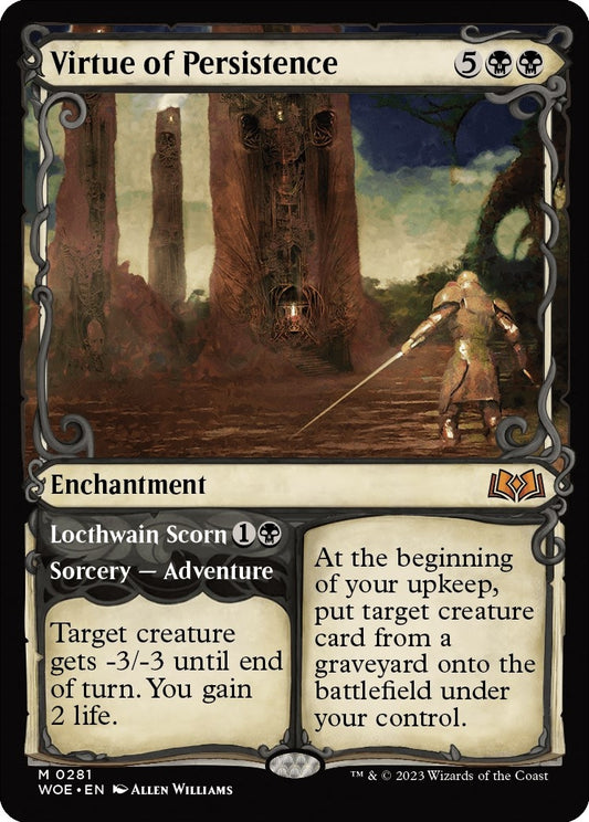 Image for Virtue of Persistence (Showcase) (281) (Wilds of Eldraine) - Magic: The Gathering