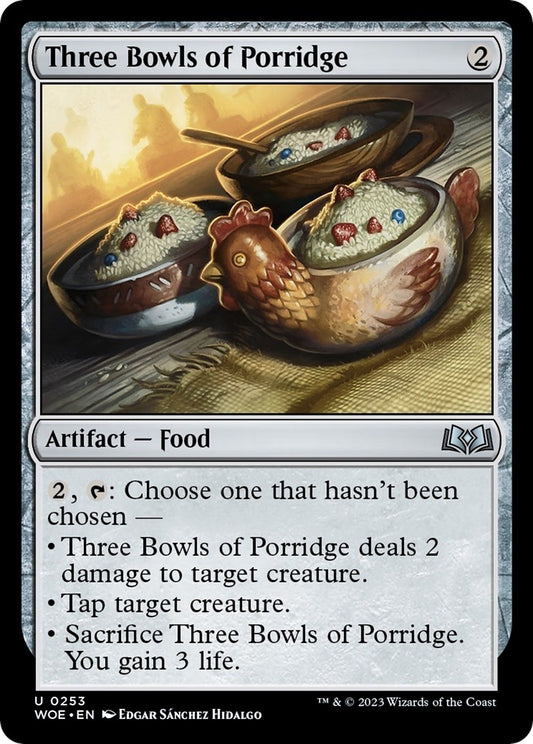 Image for Three Bowls of Porridge (253) (Wilds of Eldraine) - Magic: The Gathering