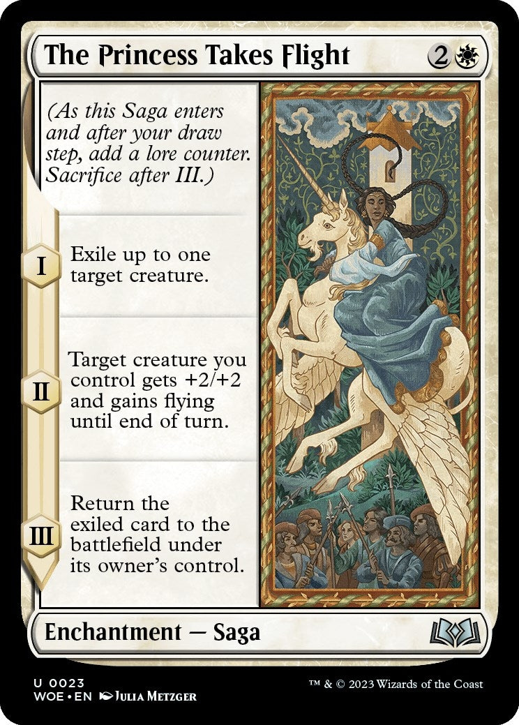 Image for The Princess Takes Flight (23) (Wilds of Eldraine) - Magic: The Gathering