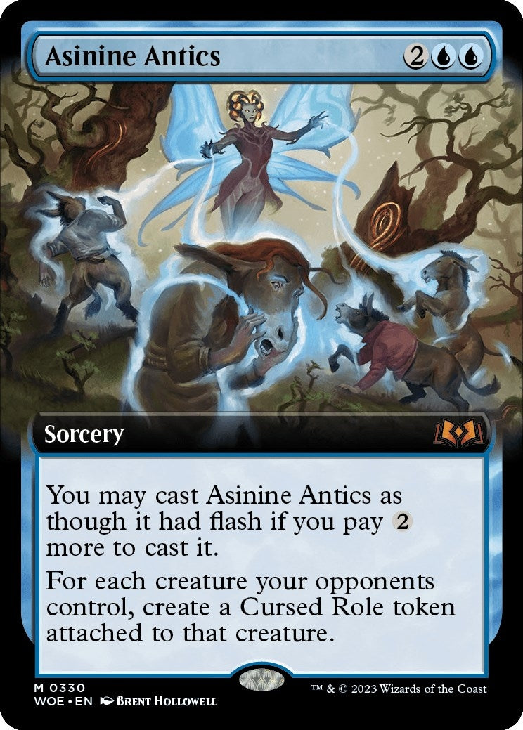 Image for Asinine Antics (Extended Art) (330) (Wilds of Eldraine) - Magic: The Gathering