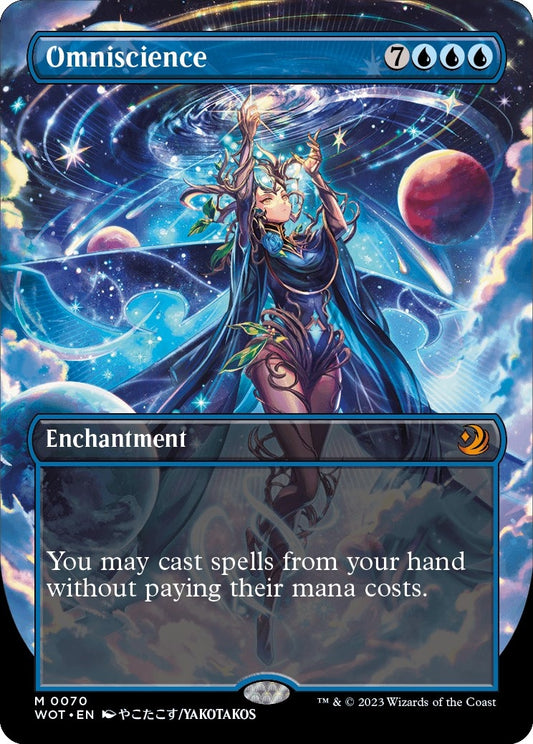 Image for Omniscience (Anime Borderless) (70) (Wilds of Eldraine: Enchanting Tales) - Magic: The Gathering