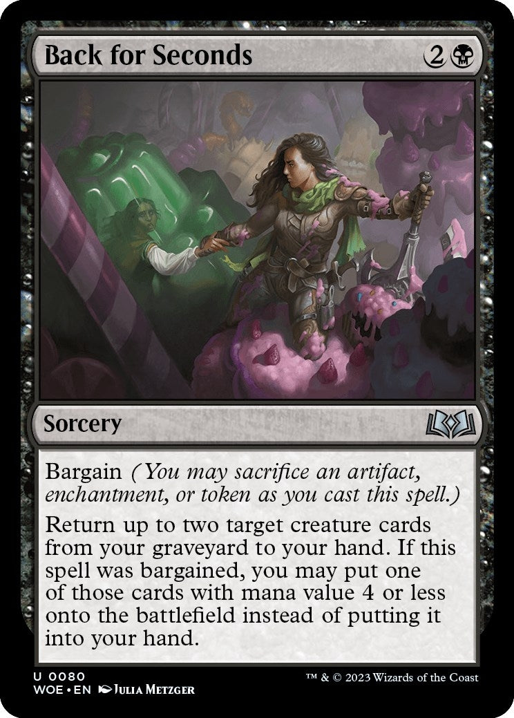 Image for Back for Seconds (80) (Wilds of Eldraine) - Magic: The Gathering
