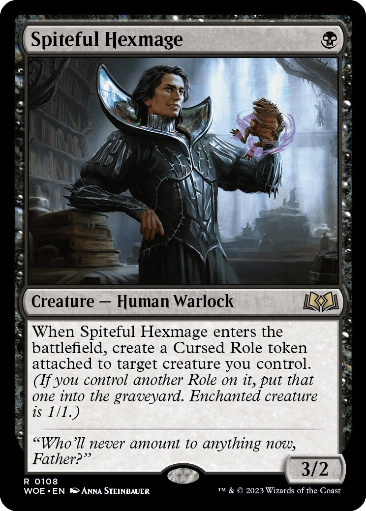 Image for Spiteful Hexmage (108) (Wilds of Eldraine) - Magic: The Gathering
