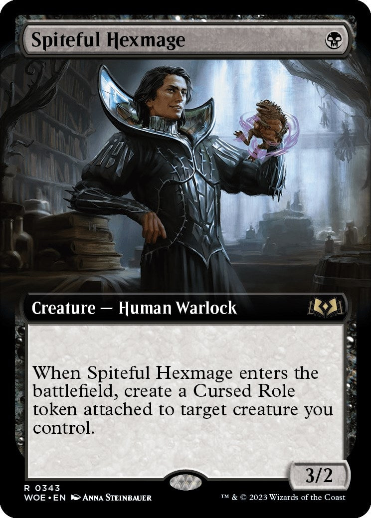 Image for Spiteful Hexmage (Extended Art) (343) (Wilds of Eldraine) - Magic: The Gathering