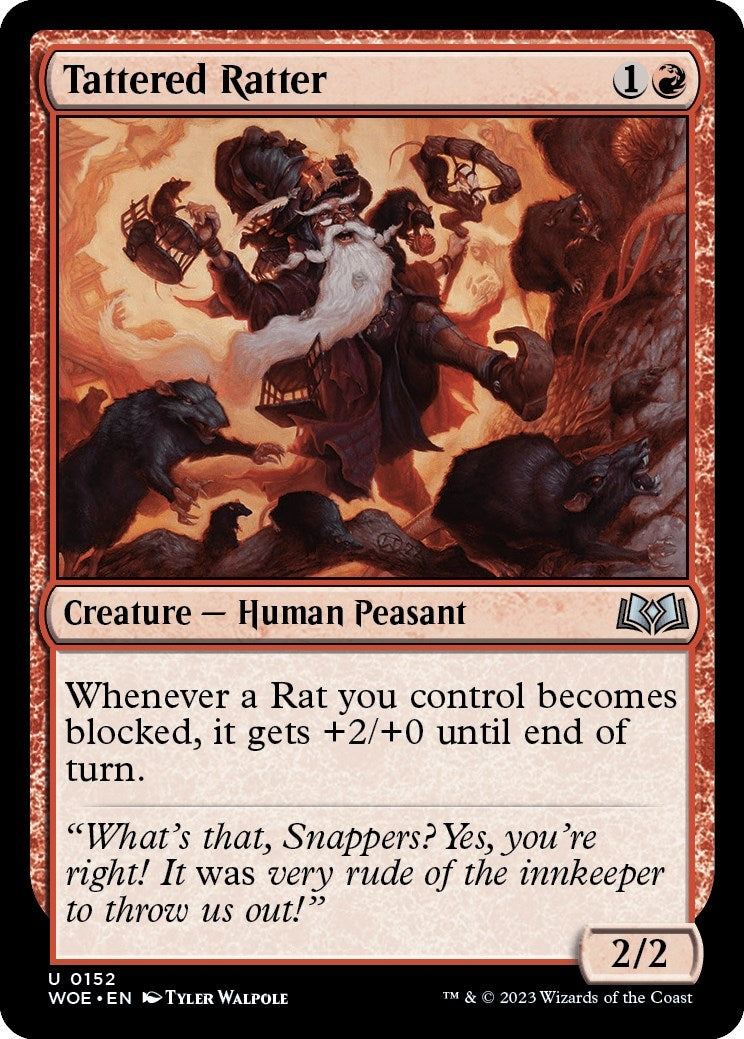 Image for Tattered Ratter (152) (Wilds of Eldraine) - Magic: The Gathering