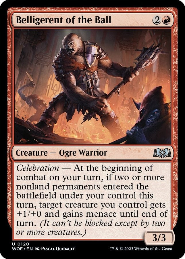 Image for Belligerent of the Ball (120) (Wilds of Eldraine) - Magic: The Gathering