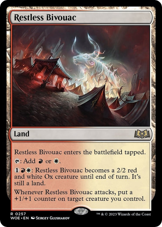 Image for Restless Bivouac (257) (Wilds of Eldraine) - Magic: The Gathering