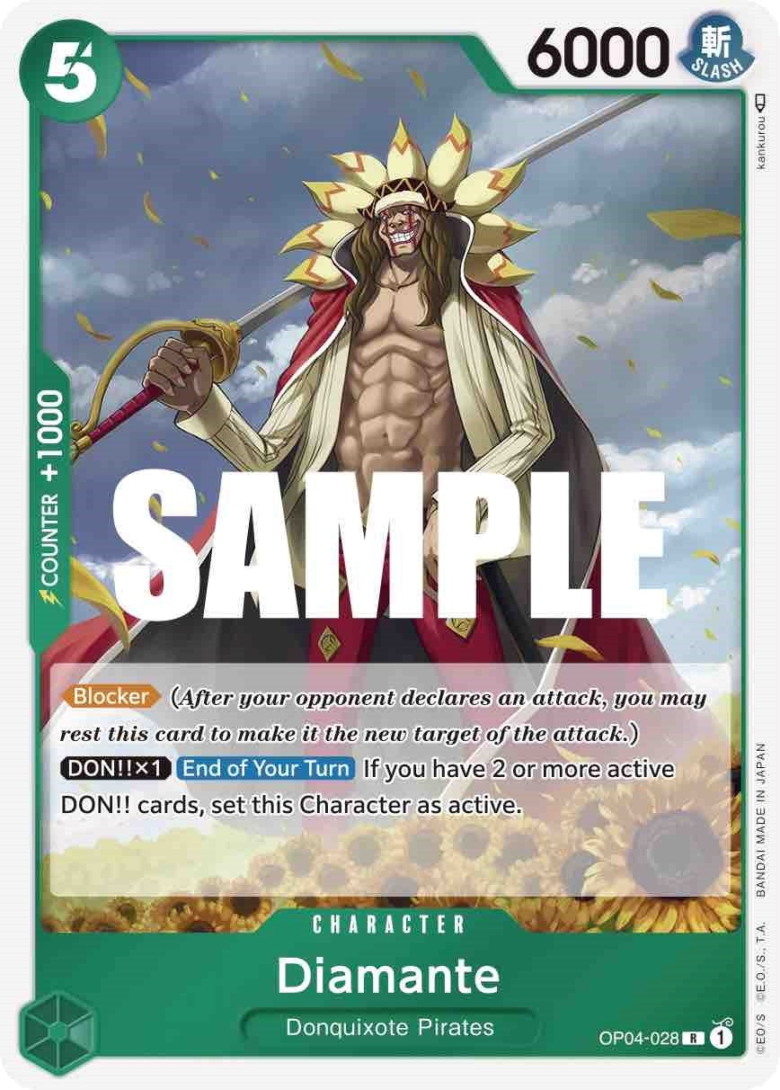 Image for Diamante (OP04-028) (Kingdoms of Intrigue) - One Piece Card Game