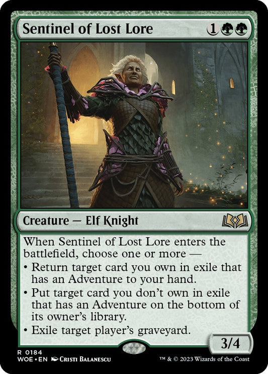 Image for Sentinel of Lost Lore (184) (Wilds of Eldraine) - Magic: The Gathering