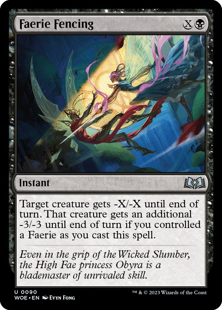Image for Faerie Fencing (90) (Wilds of Eldraine) - Magic: The Gathering