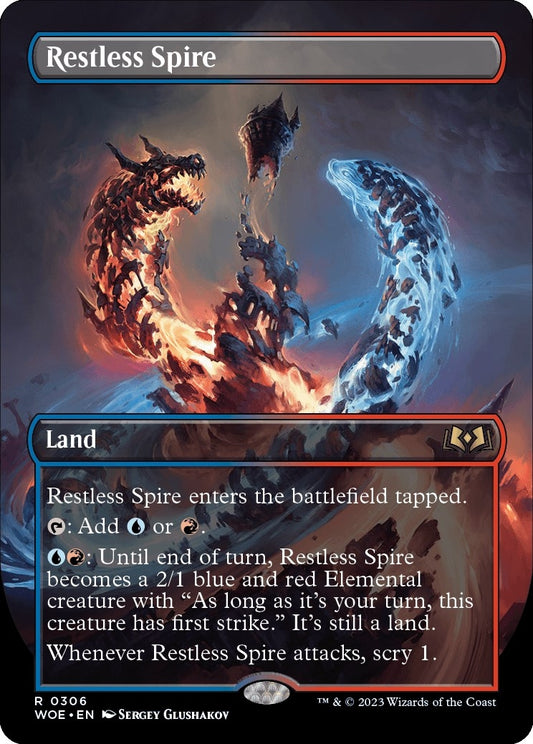 Image for Restless Spire (Borderless) (306) (Wilds of Eldraine) - Magic: The Gathering