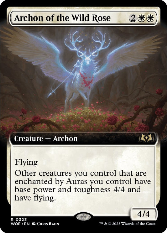 Image for Archon of the Wild Rose (Extended Art) (323) (Wilds of Eldraine) - Magic: The Gathering