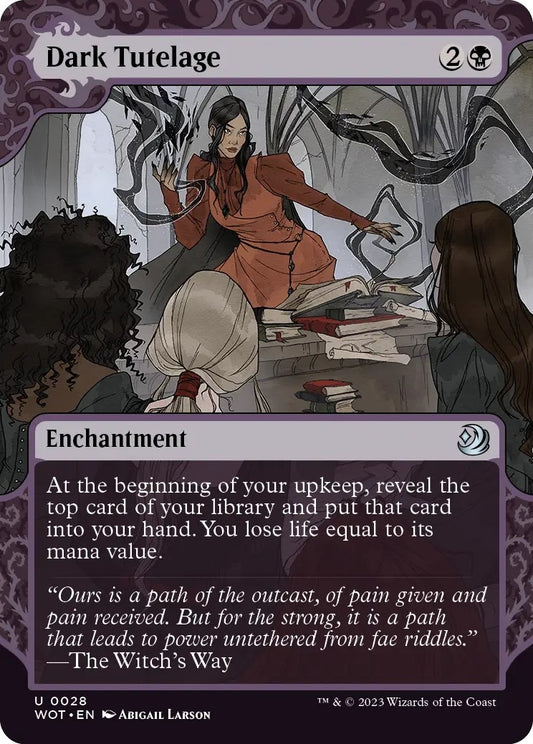 Image for Dark Tutelage (28) (Wilds of Eldraine: Enchanting Tales) - Magic: The Gathering
