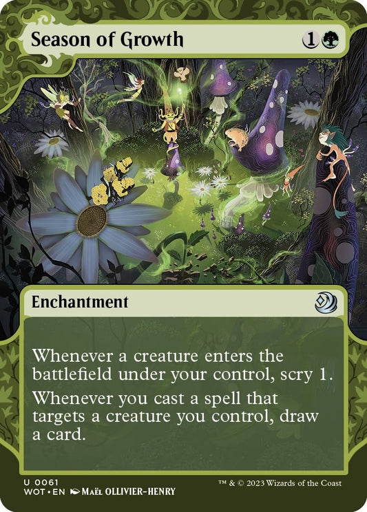 Image for Season of Growth (61) (Wilds of Eldraine: Enchanting Tales) - Magic: The Gathering