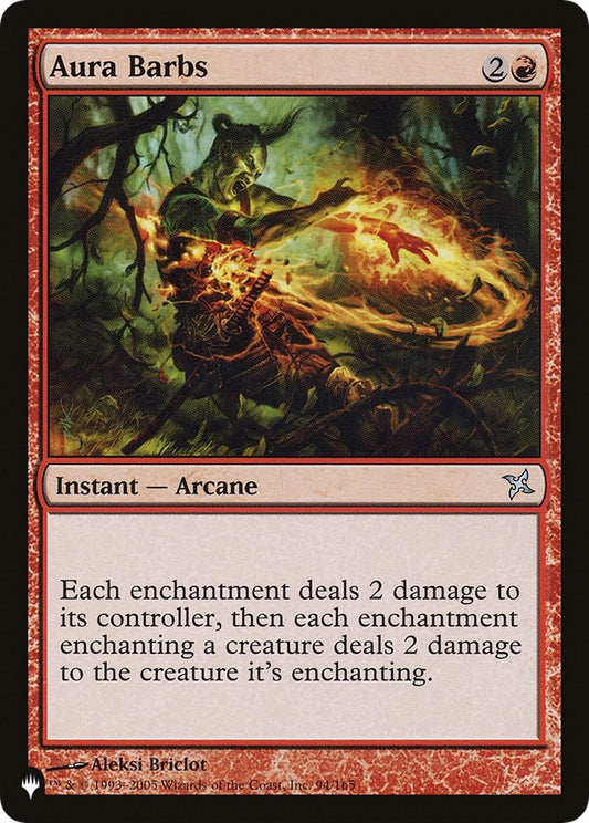Image for Aura Barbs (94/165) (The List Reprints) - Magic: The Gathering