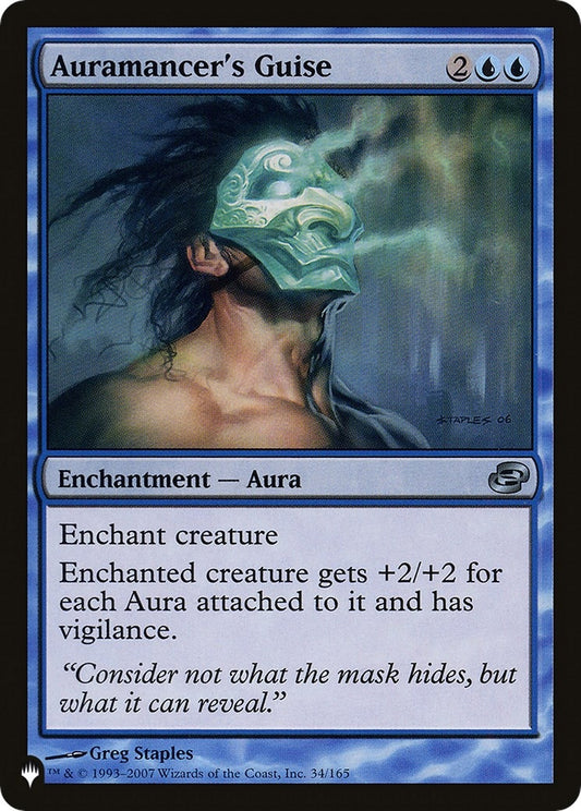 Image for Auramancer's Guise (34/165) (The List Reprints) - Magic: The Gathering