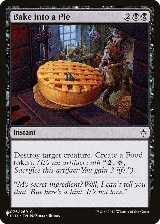 Image for Bake into a Pie (076/269) (The List Reprints) - Magic: The Gathering