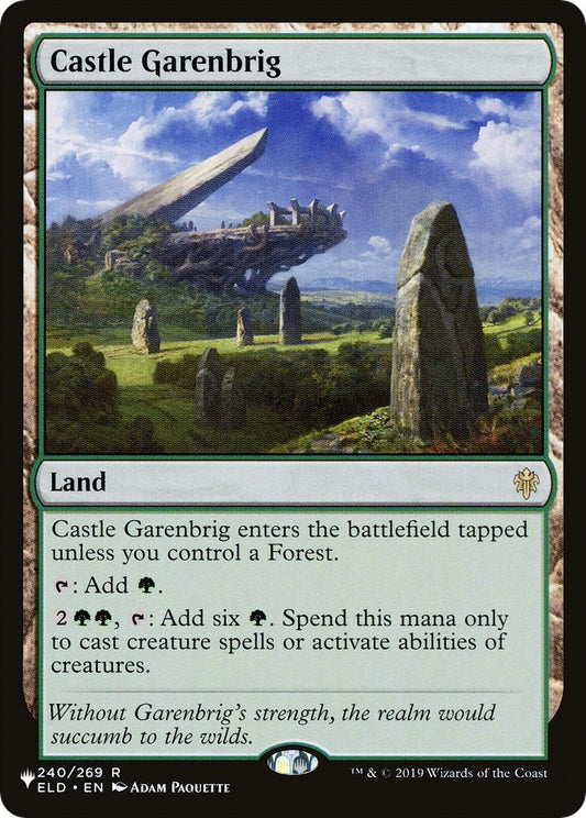 Image for Castle Garenbrig (240/269) (The List Reprints) - Magic: The Gathering