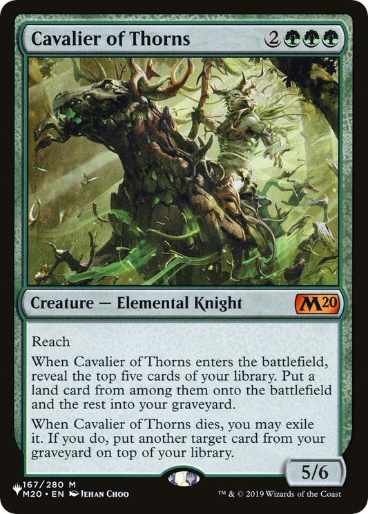 Image for Cavalier of Thorns (167/280) (The List Reprints) - Magic: The Gathering