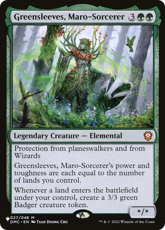 Image for Greensleeves, Maro-Sorcerer (027/048) (The List Reprints) - Magic: The Gathering