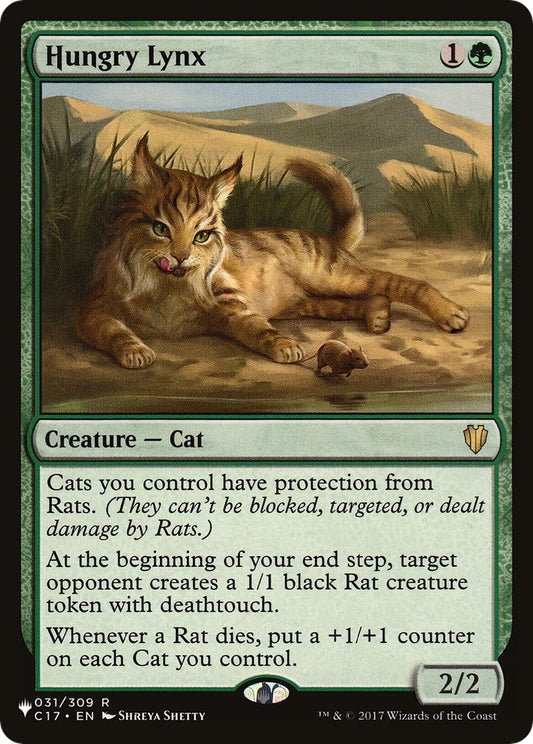 Image for Hungry Lynx (031/309) (The List Reprints) - Magic: The Gathering