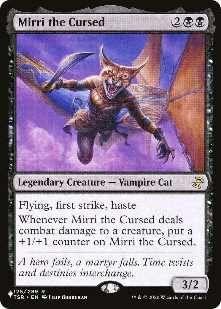 Image for Mirri the Cursed (125/289) (The List Reprints) - Magic: The Gathering