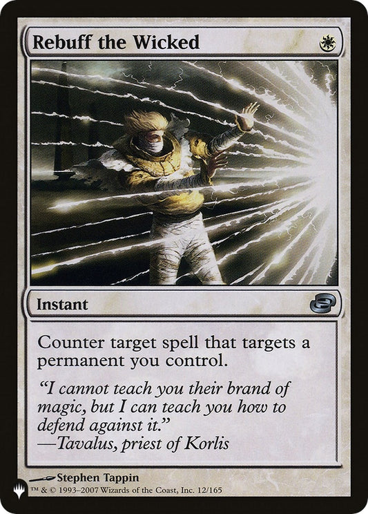 Image for Rebuff the Wicked (12/165) (The List Reprints) - Magic: The Gathering