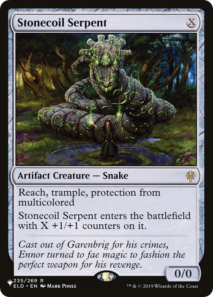 Image for Stonecoil Serpent (235/269) (The List Reprints) - Magic: The Gathering